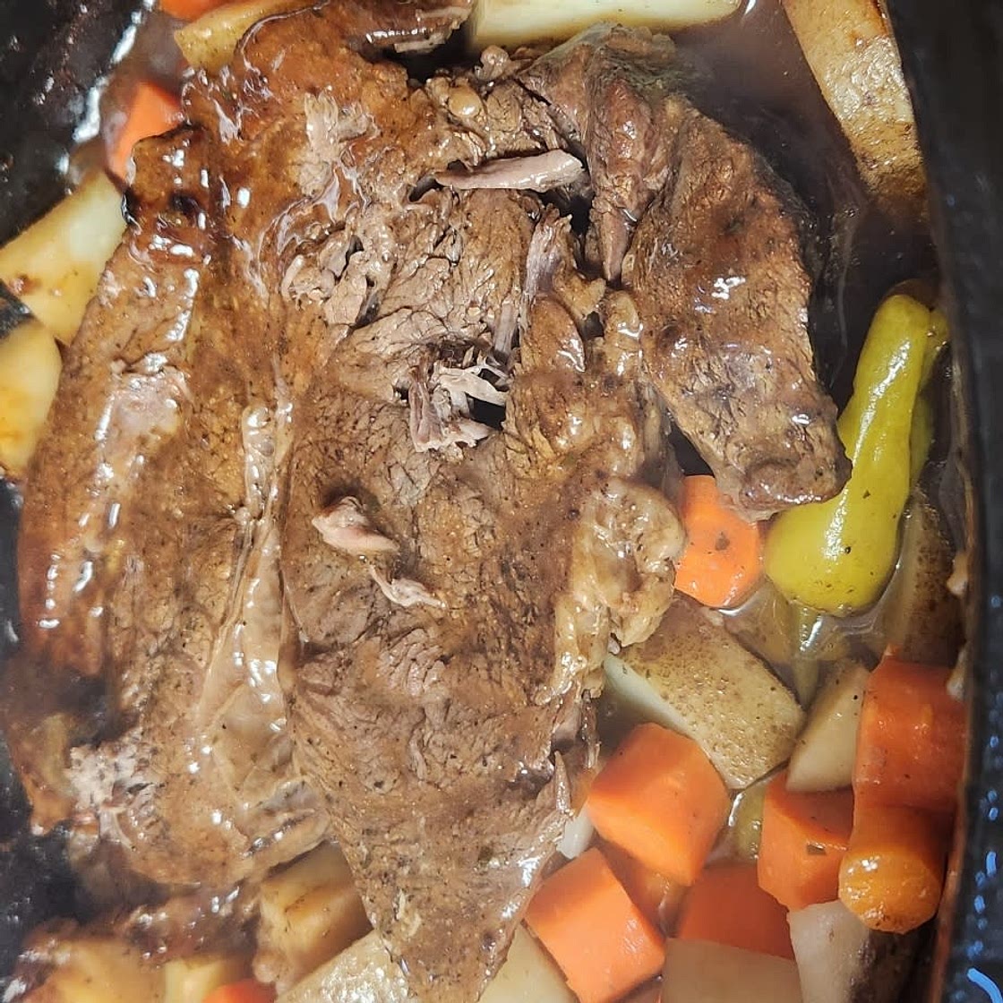 Mississippi Pot Roast {The BEST EVER Pot Roast}