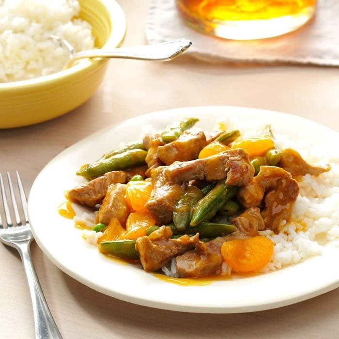Mandarin Pork Sitr Fry