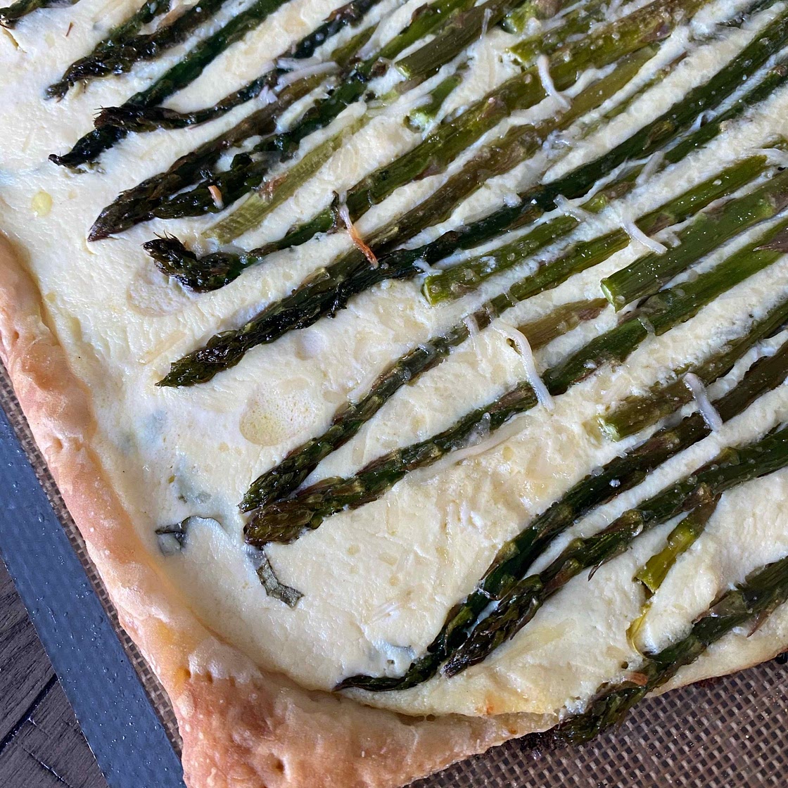 WIC Approved Asparagus Tart