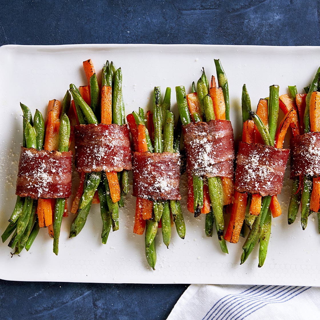 Bacon-Wrapped Veggie Bundles
