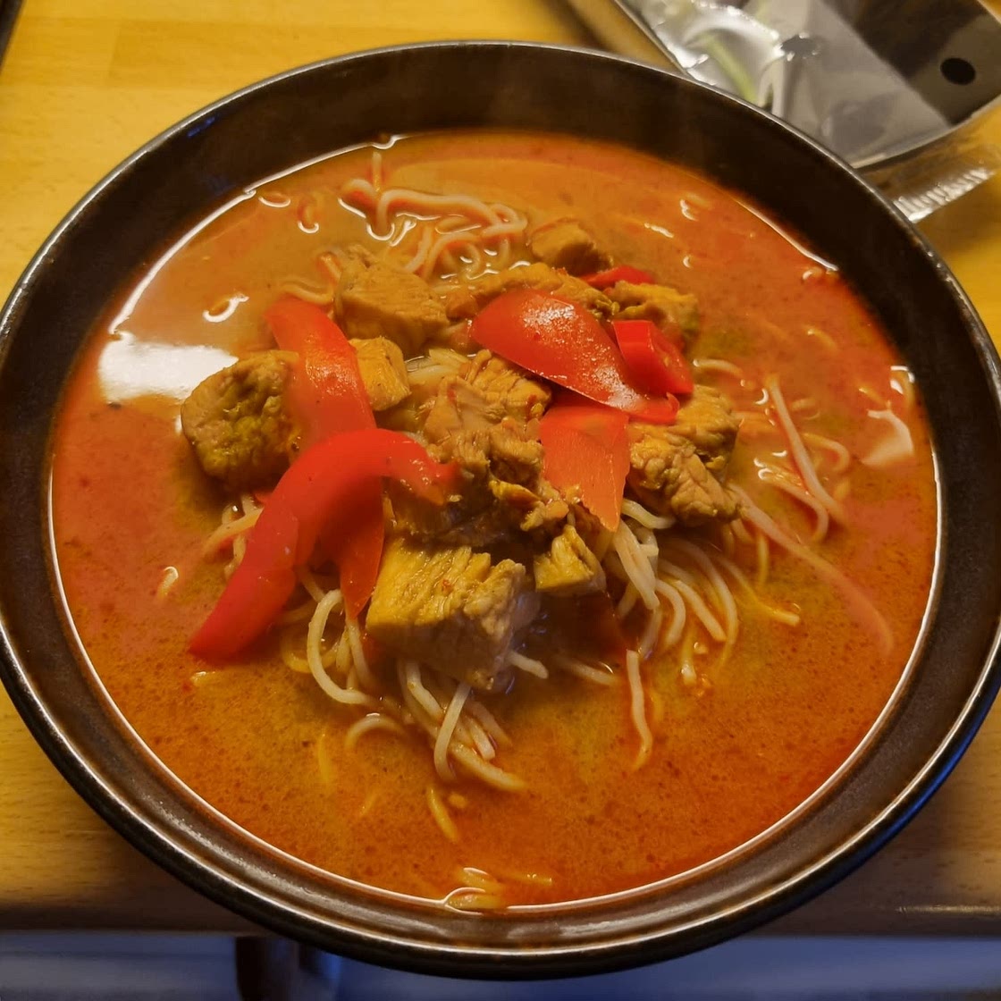 15-Minute Coconut Curry Noodle Soup