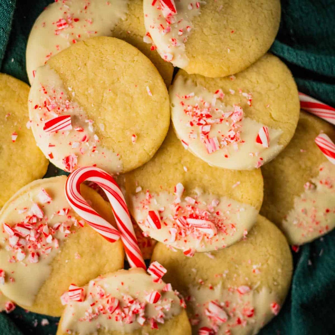 White Chocolate Peppermint Cookies
