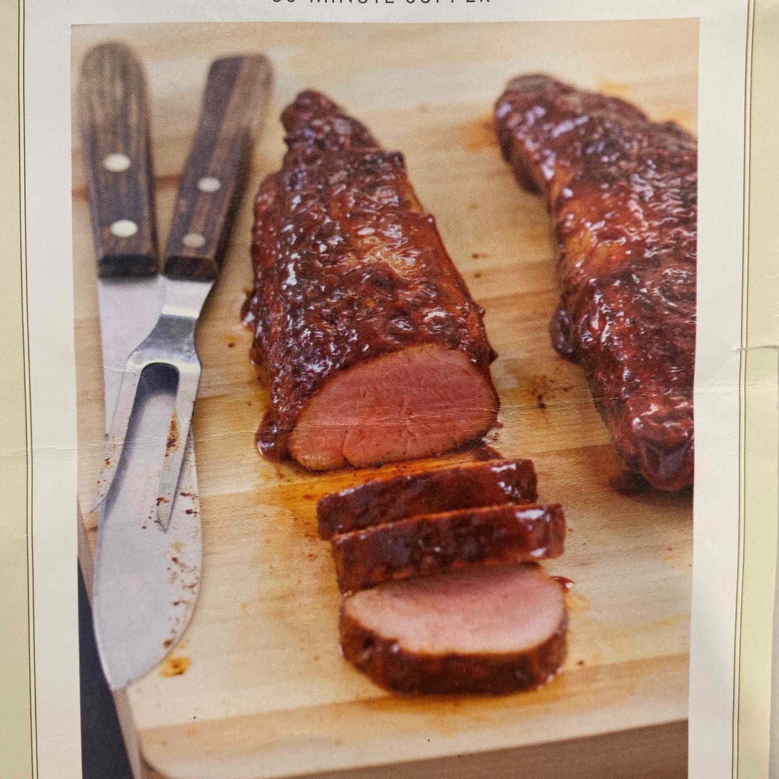 Sweet and spicy pork tenderloin