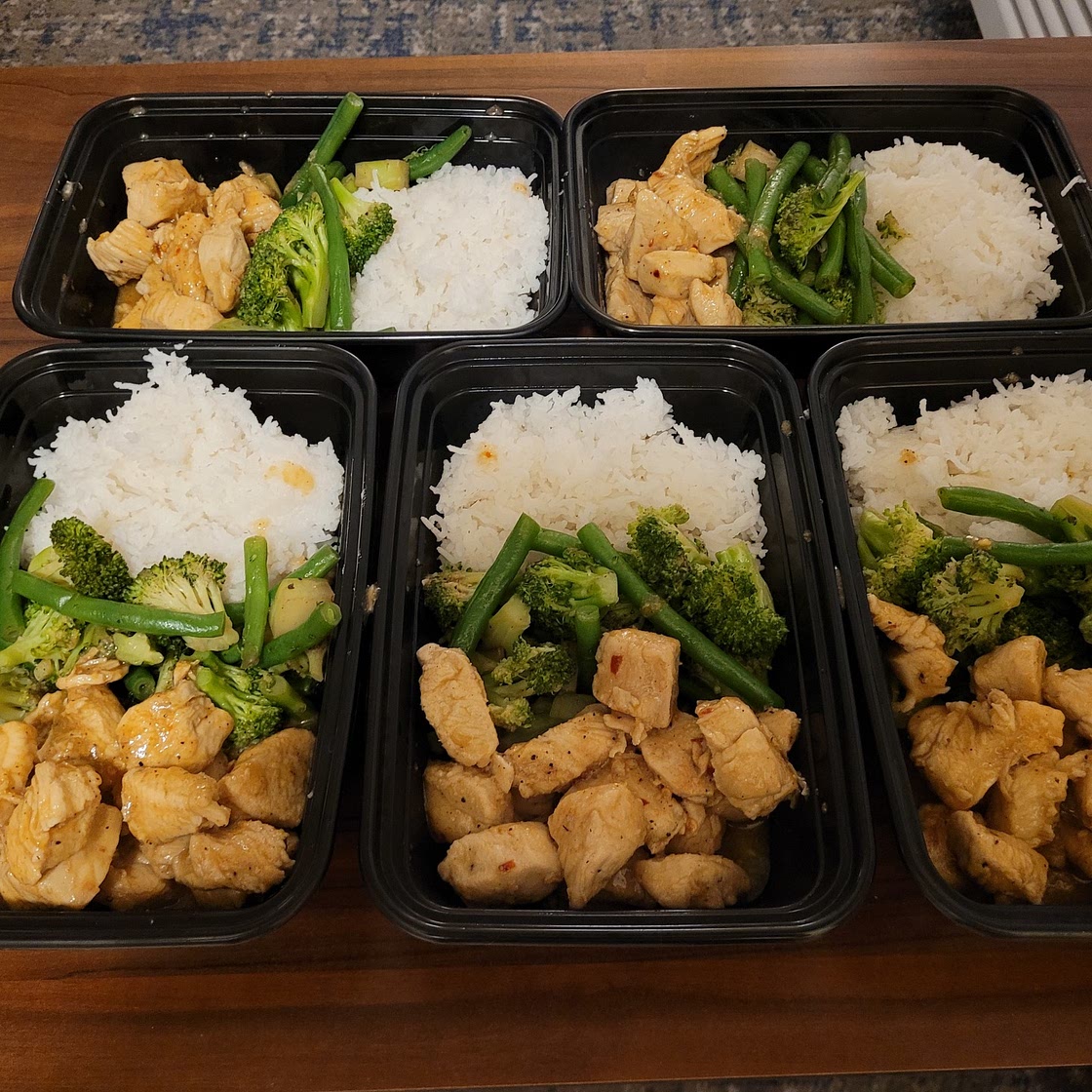 honey lemon chicken meal prep