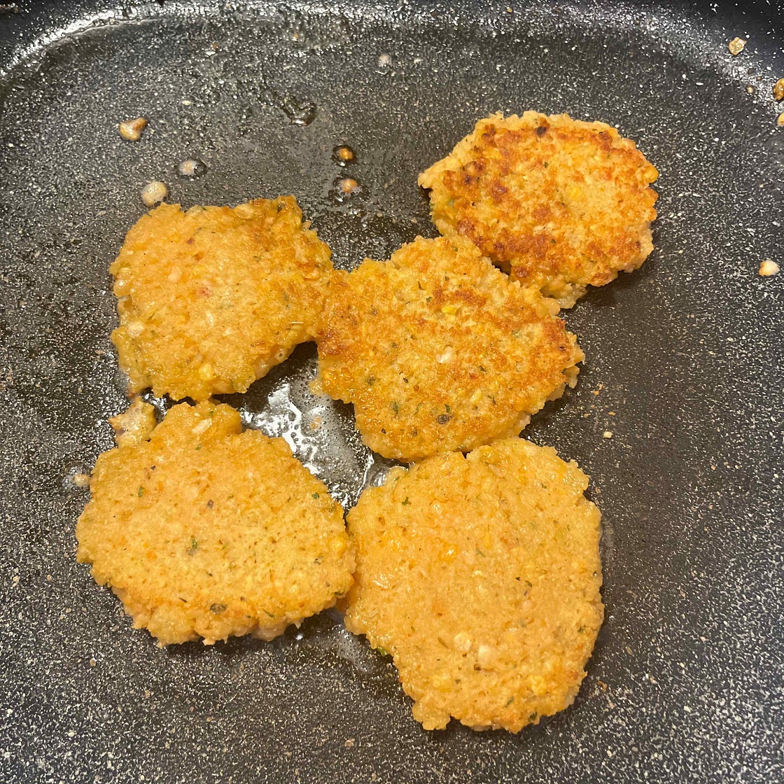 Lentil fritters