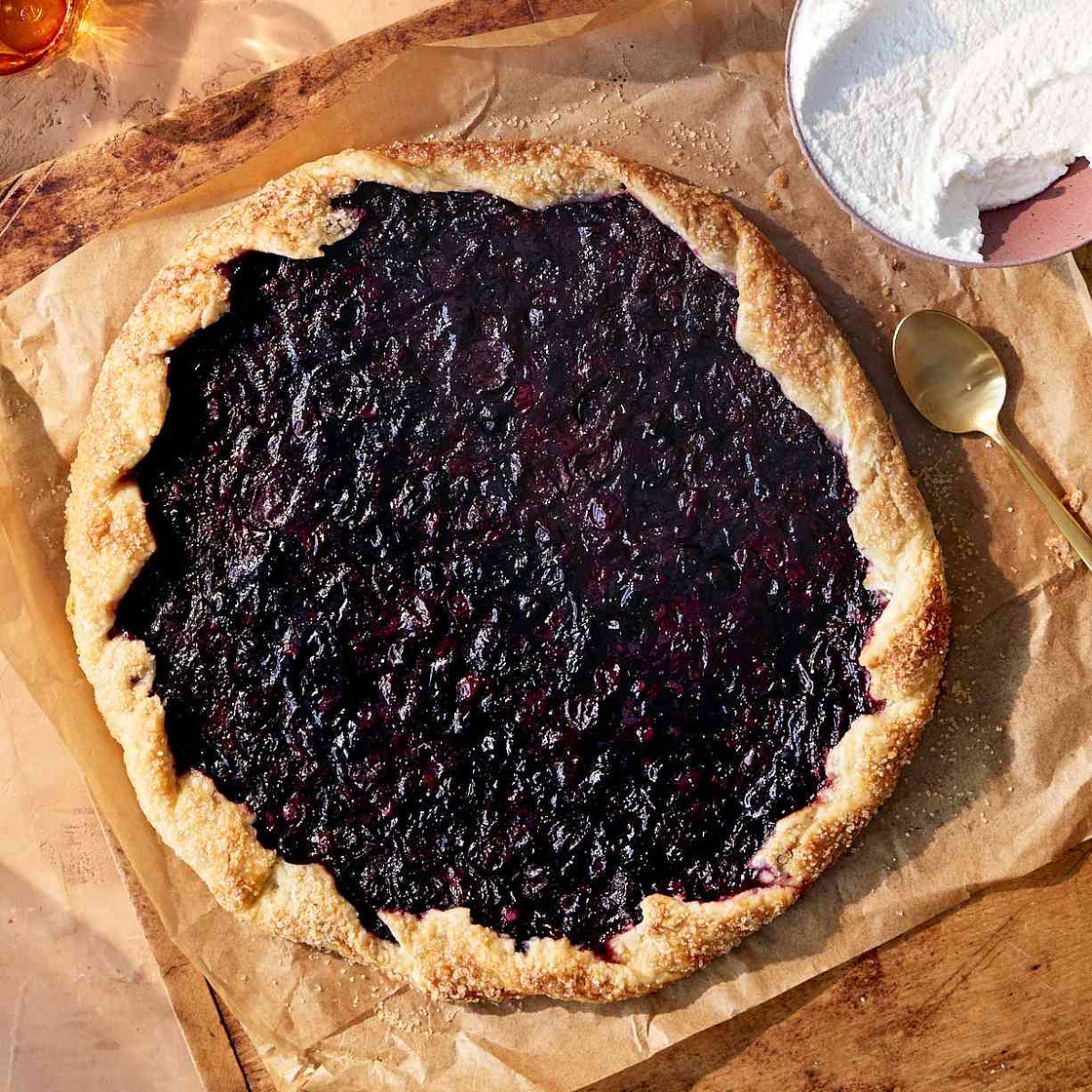 "Old-Fashioned" Cherry & Blueberry Galette