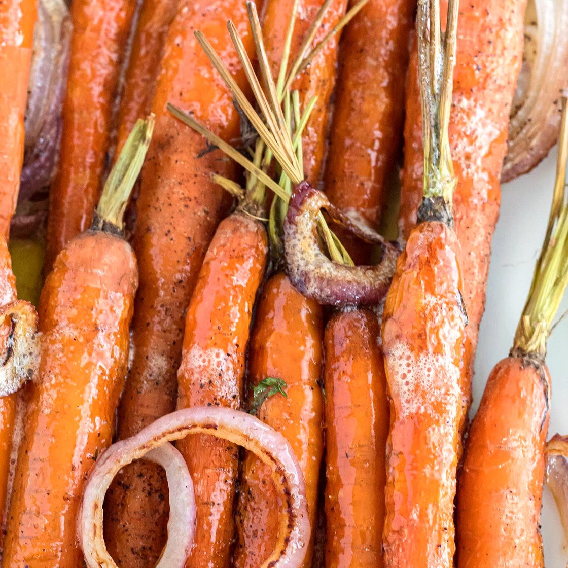 Roasted Browned Butter Carrots