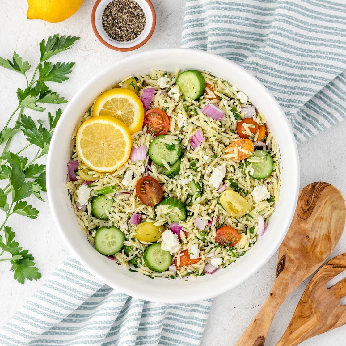 Lemon Orzo Salad
