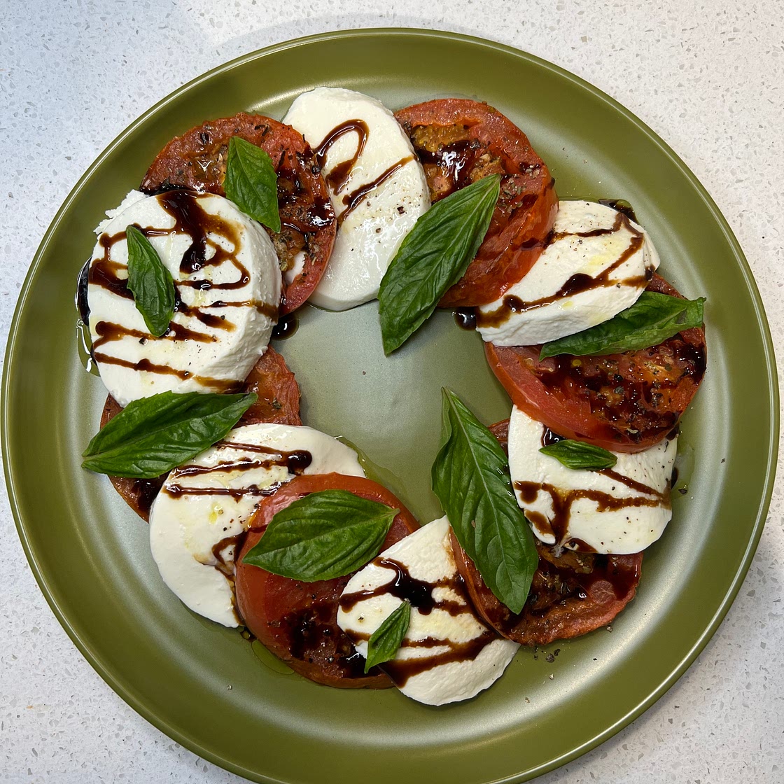 Air Fryer Caprese Salad