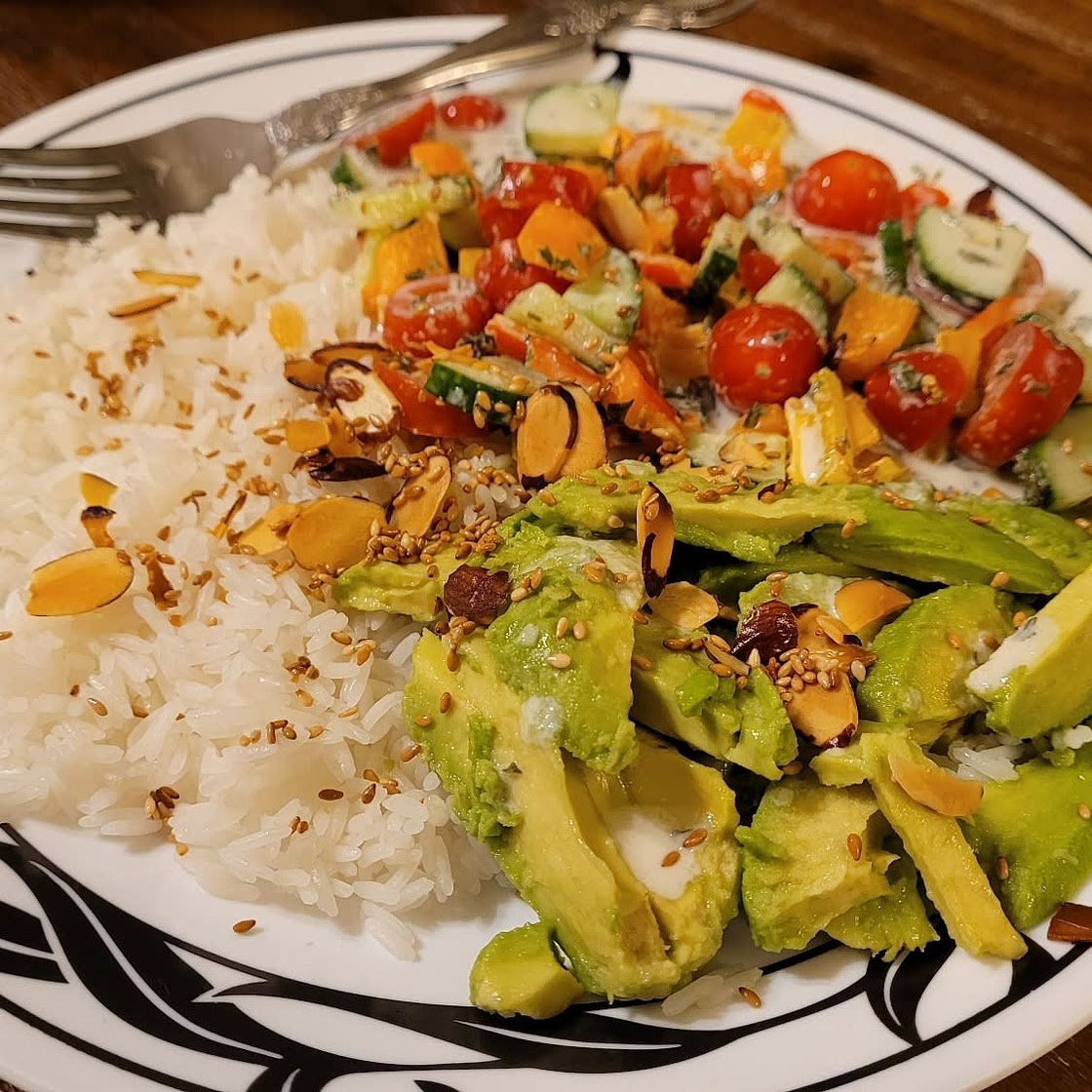 Goddess Veggie Bowls with Chicken