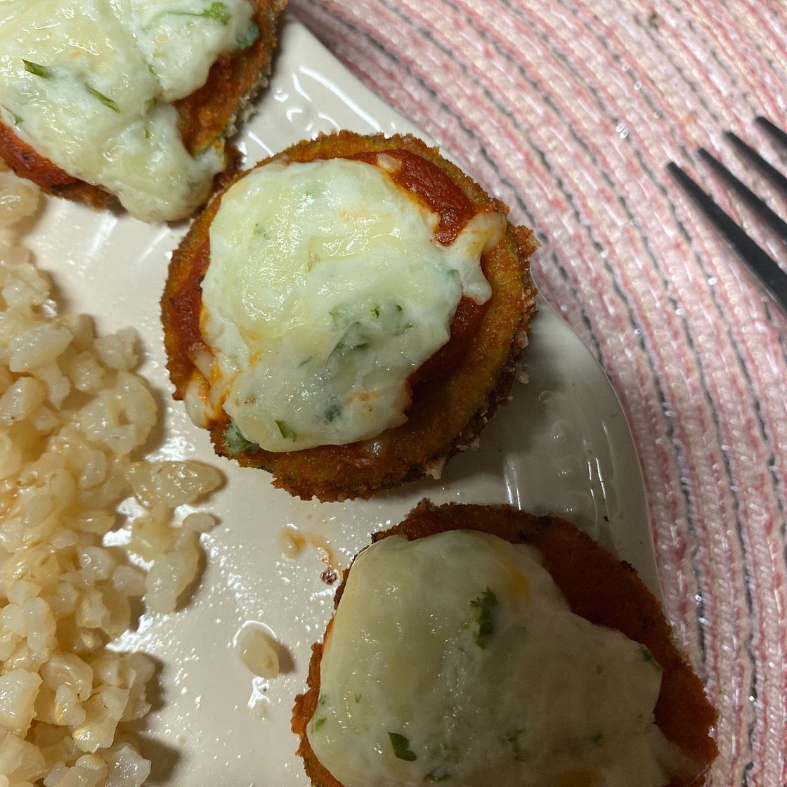 Giant Zucchini Parmesan