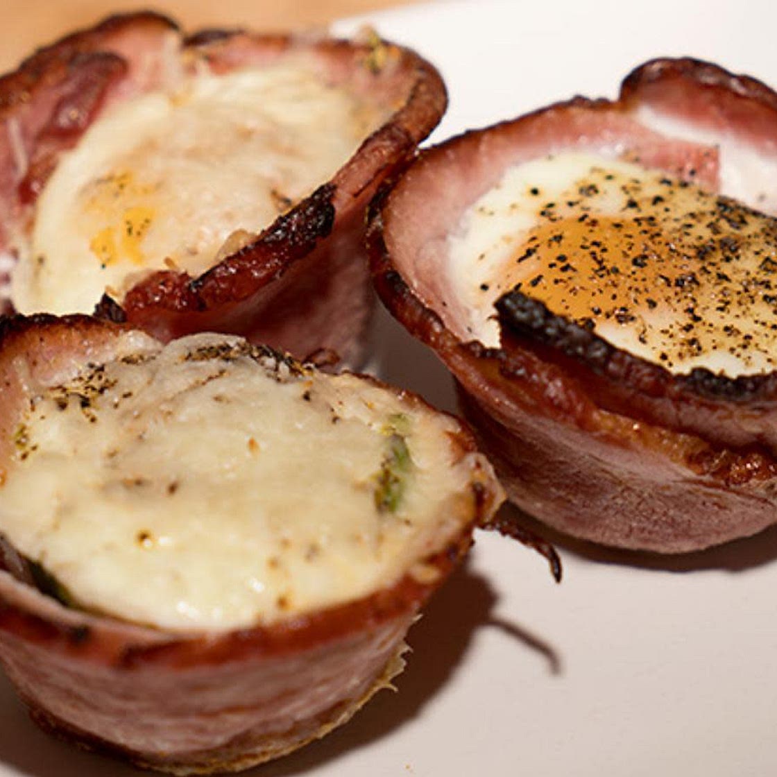 Ham, Egg, and Cheese Cupcake