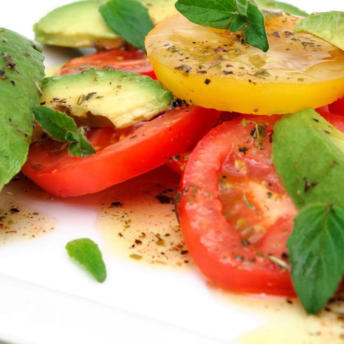 Tomato Basil Layered Salad
