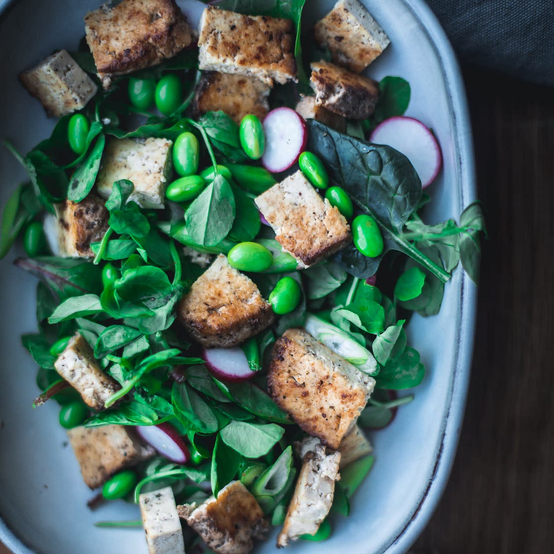 Edamame Bean & Tofu Salad