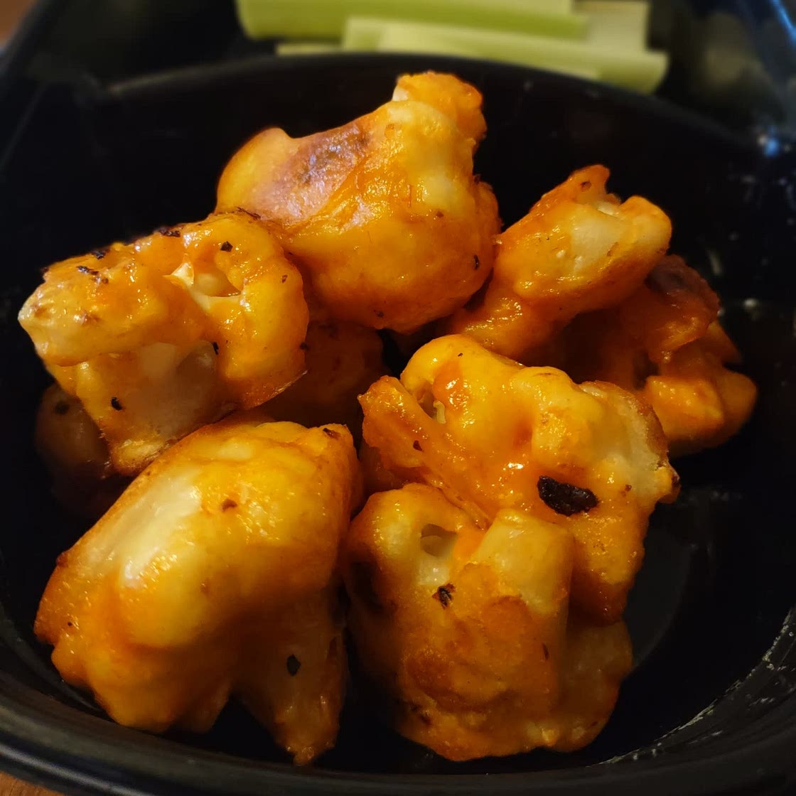 Spicy Buffalo Cauliflower Bites