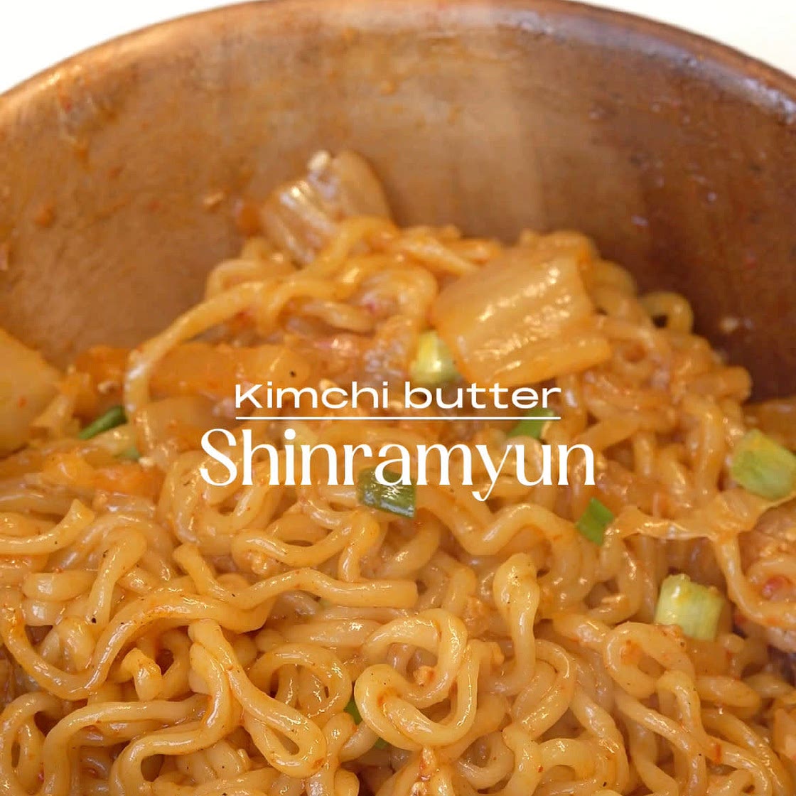 Kimchi butter ramyun