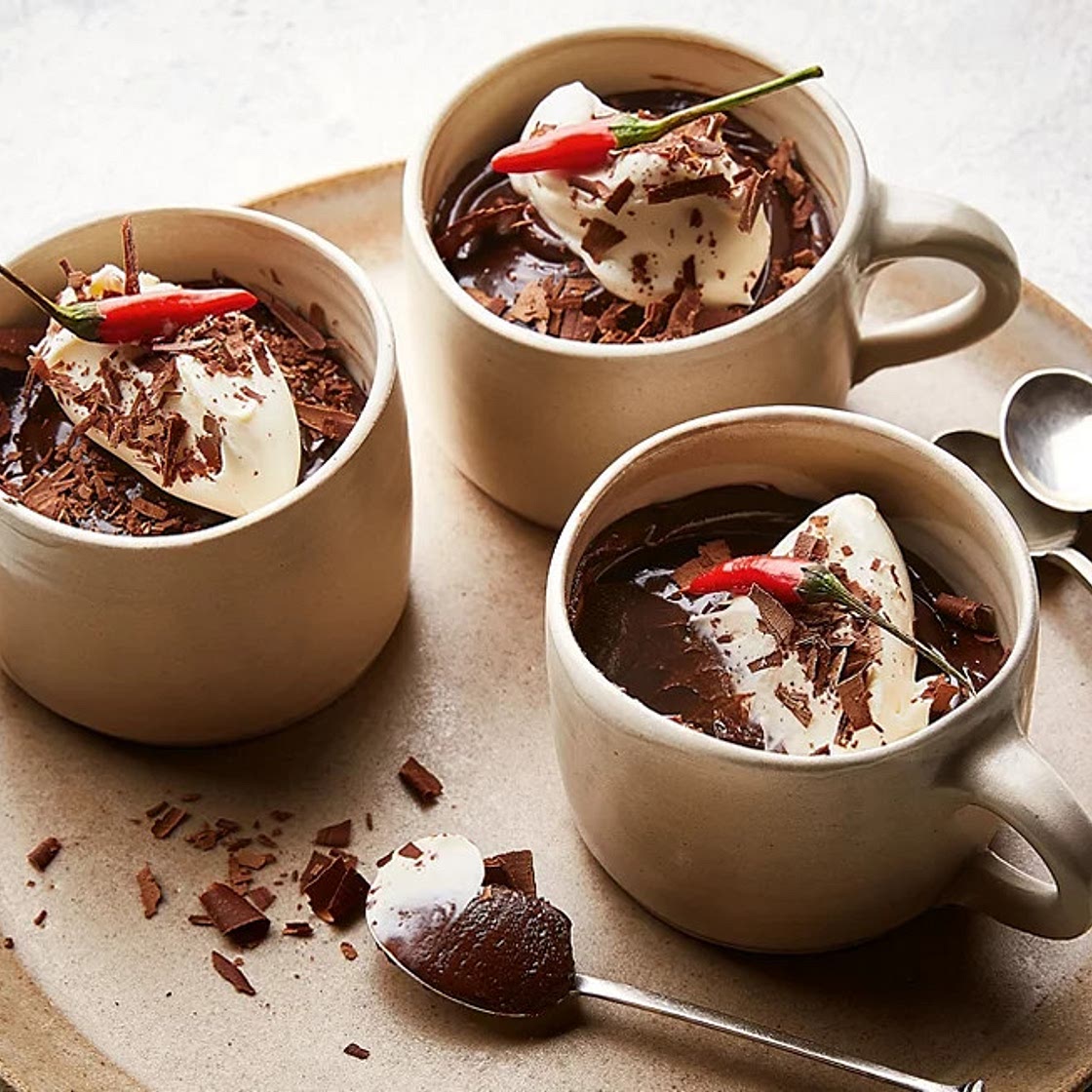 Spiced Chocolate Pots