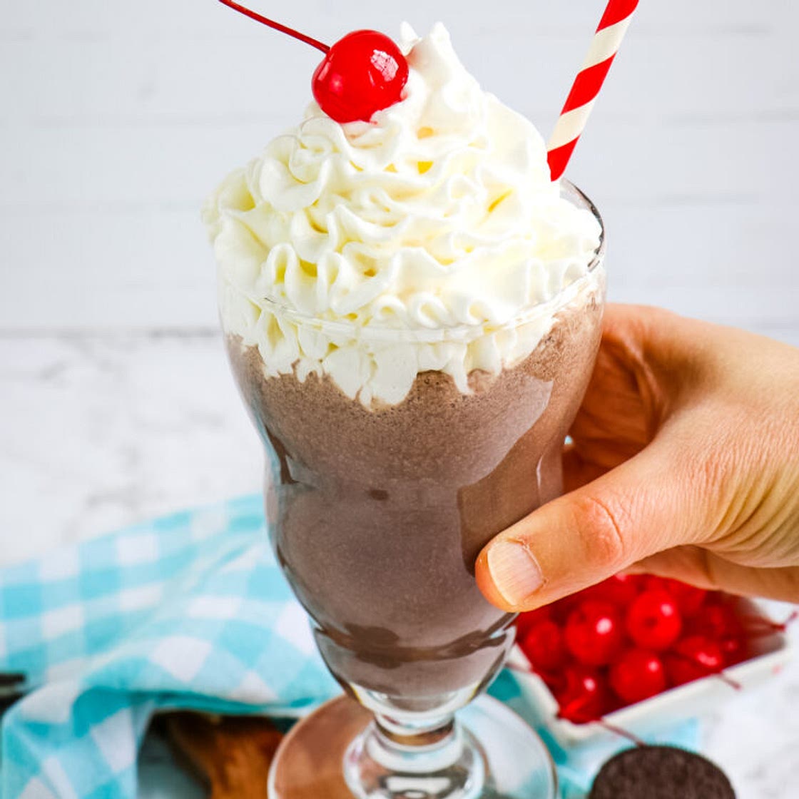 Chick-fil-A Cookies and Cream Milkshake