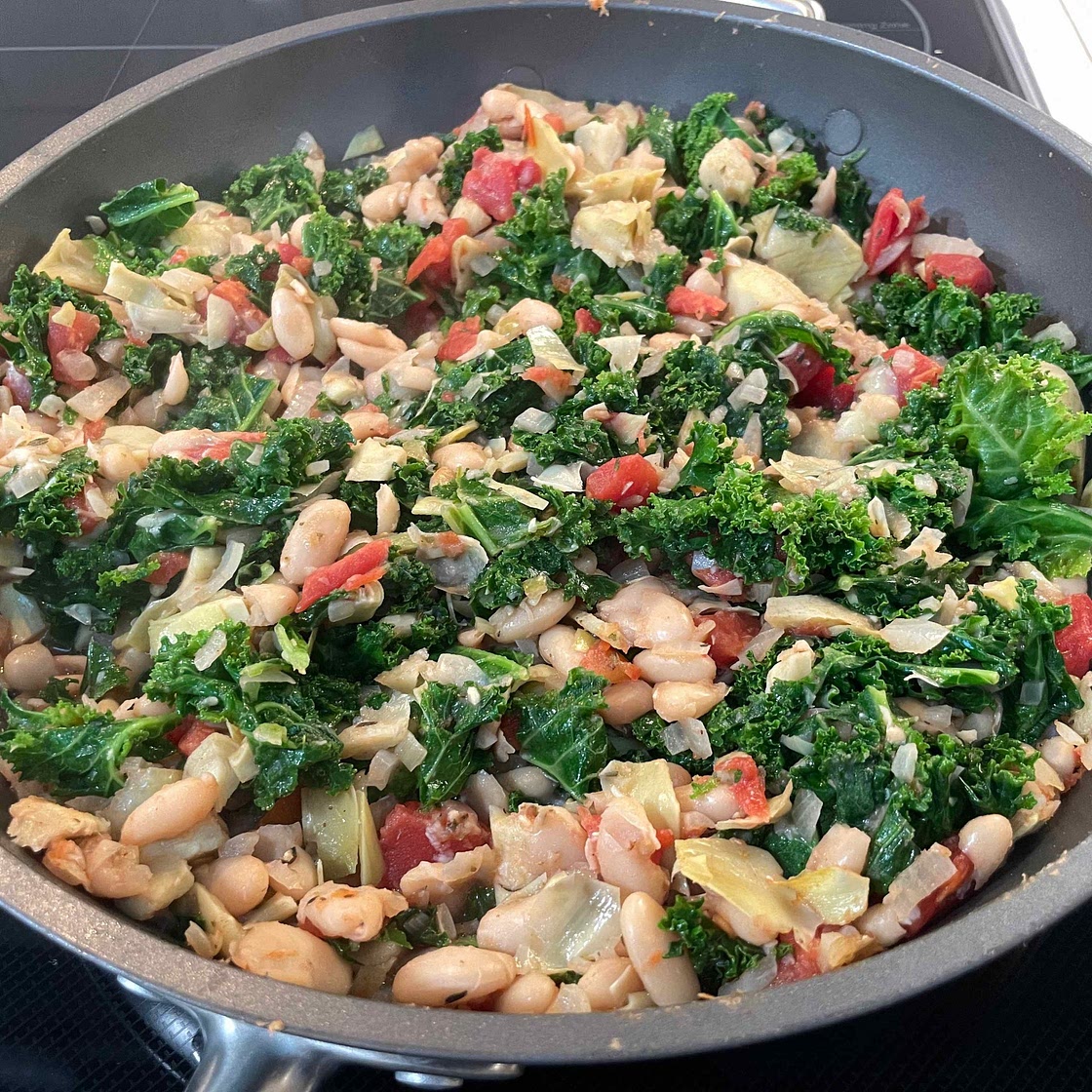 Tuscan White Bean Skillet