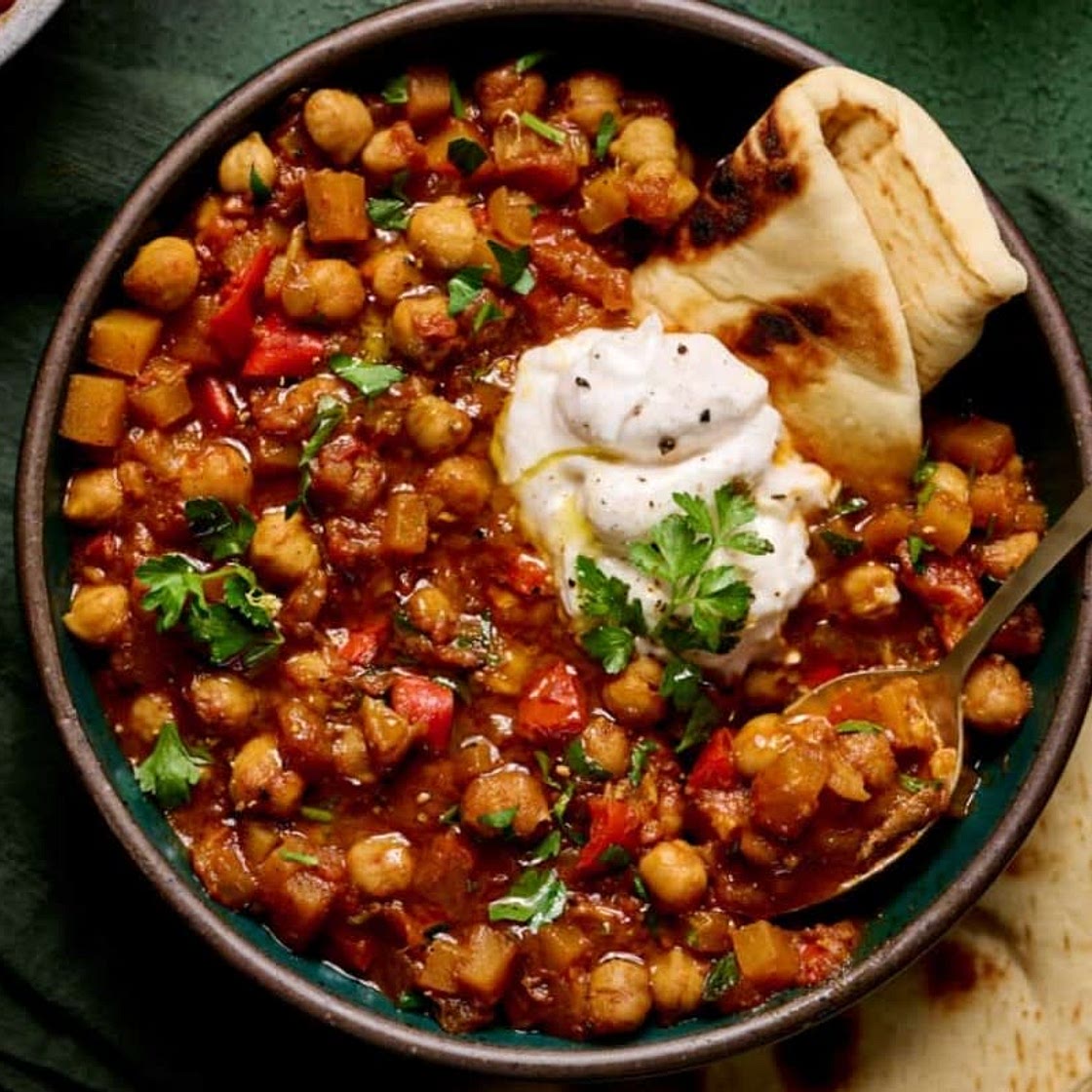 Chickpea tagine