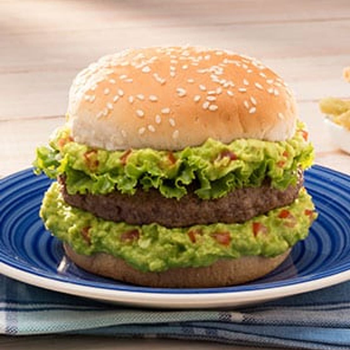 Burgers with All-in-One Avocado Topping