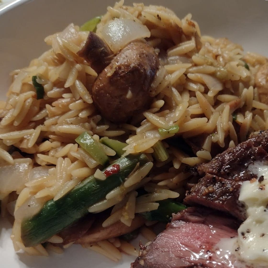 Lemon Orzo with Spring Vegetables