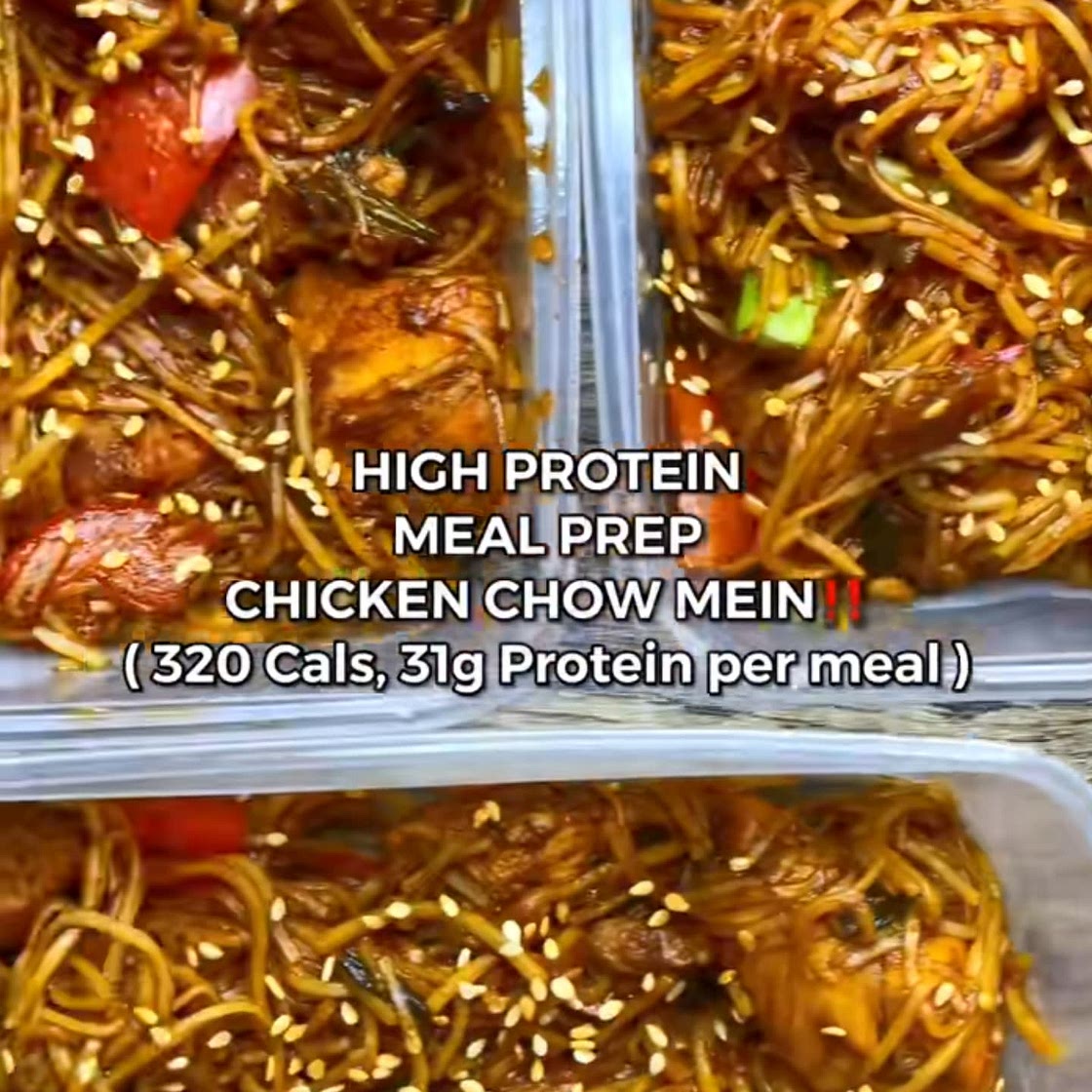 Meal Prep Chicken Chow Mein