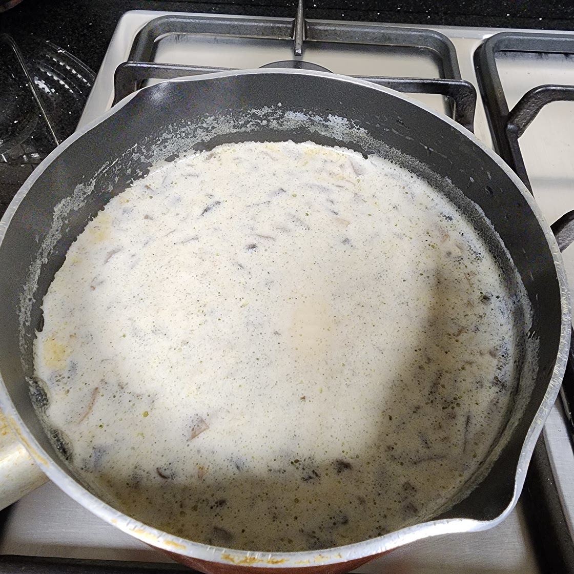 Mushroom creamy soup