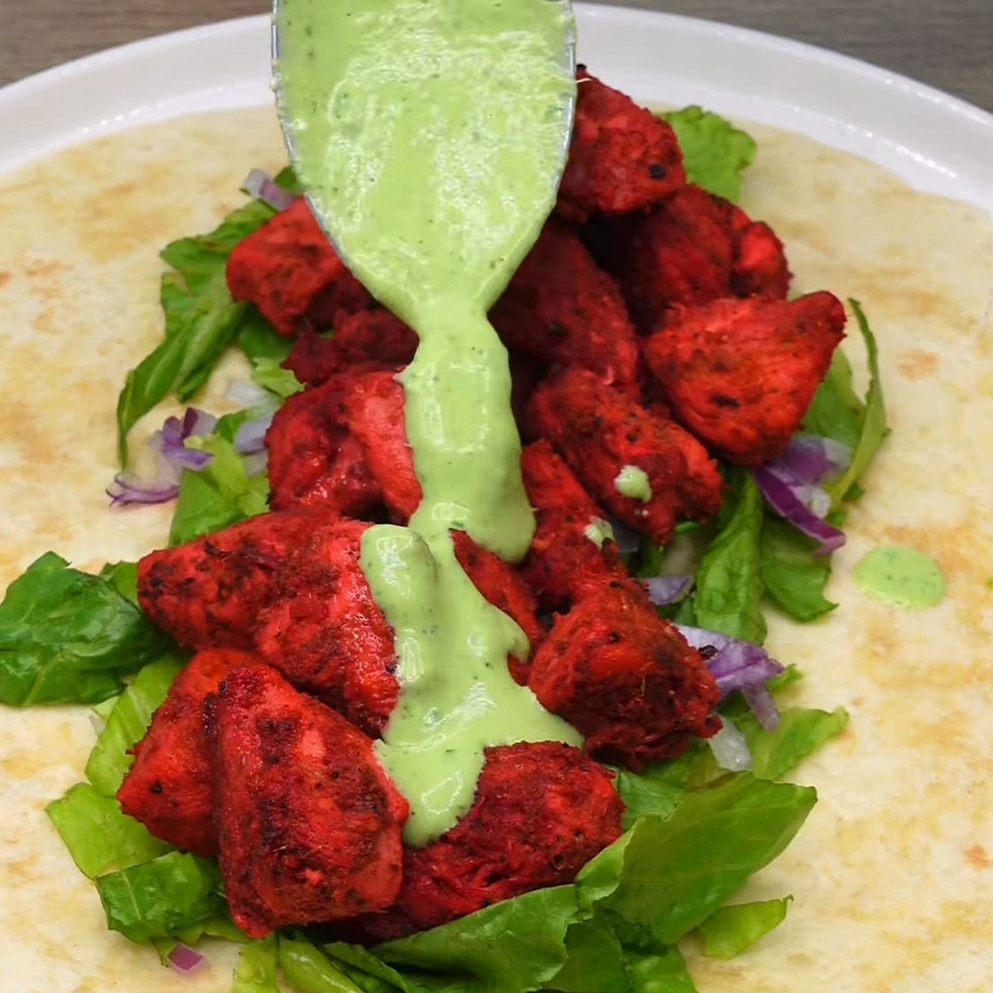 Tandoori Chicken Wrap