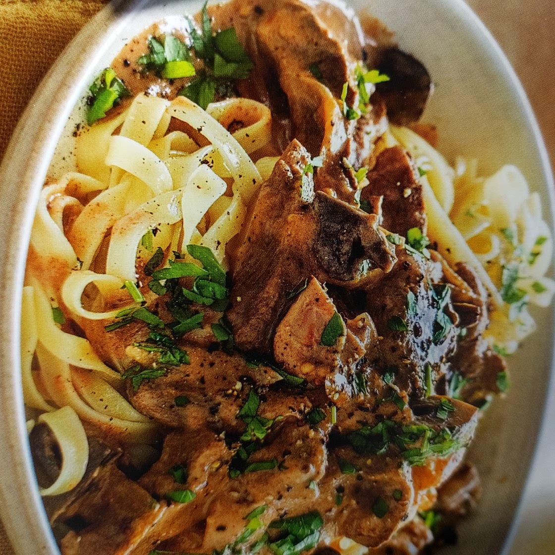 Beef Stroganoff