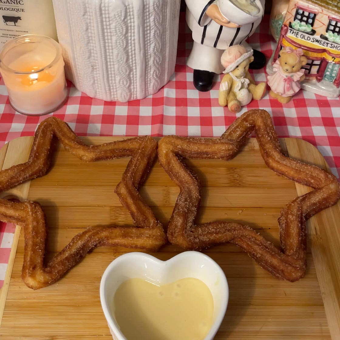 Star shaped churros 