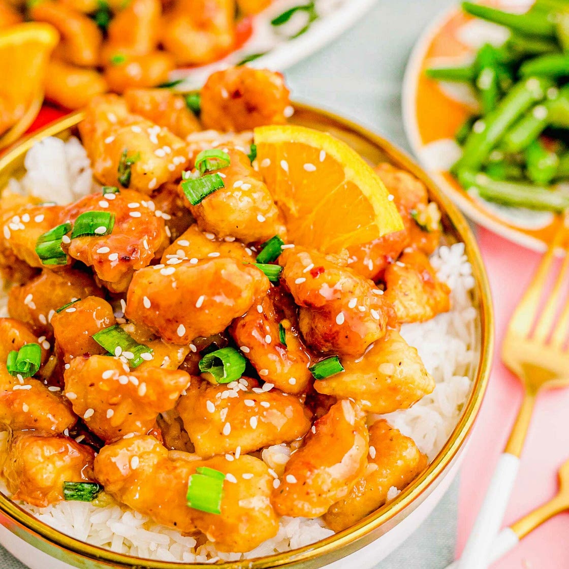 Orange chicken