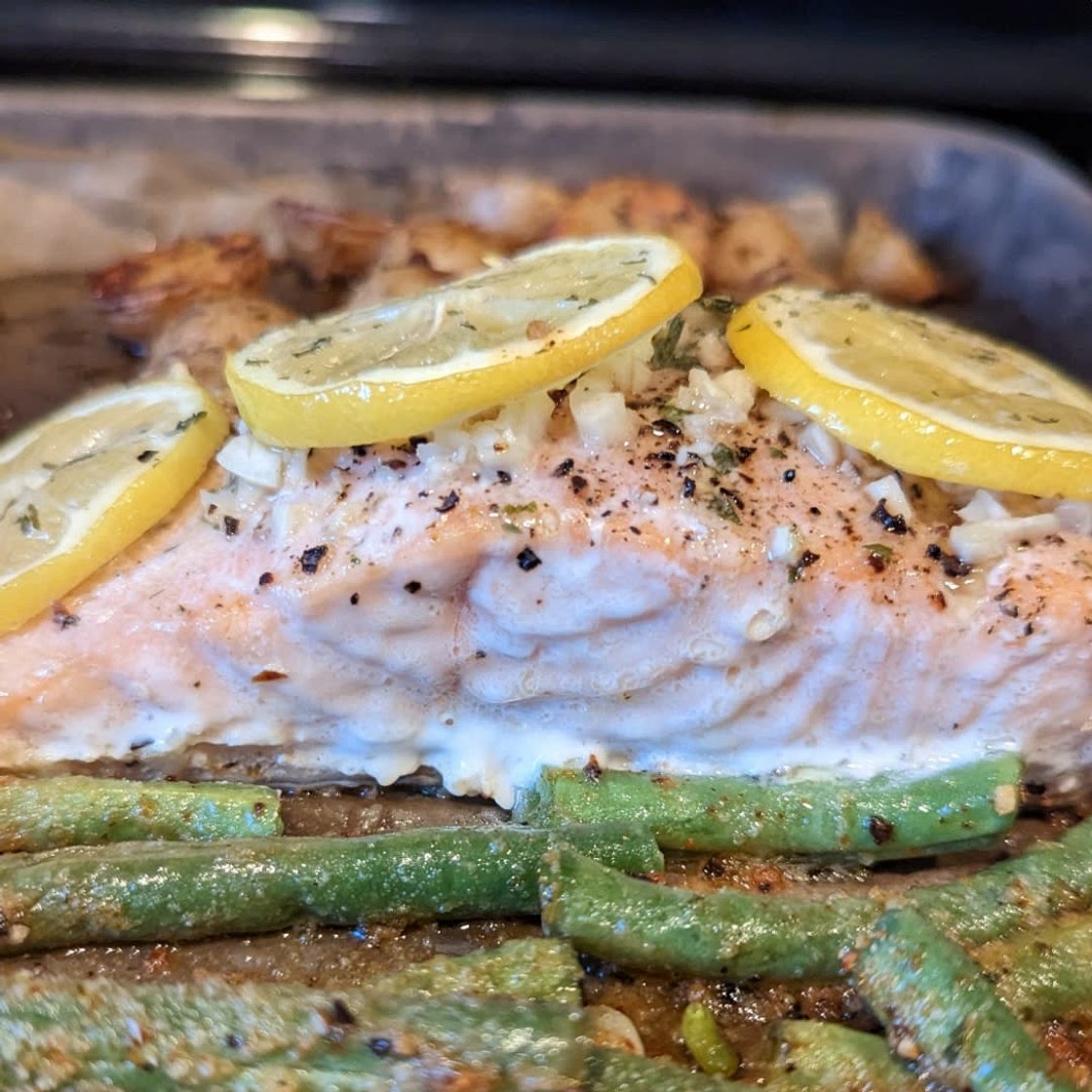 Garlic Butter Baked Salmon