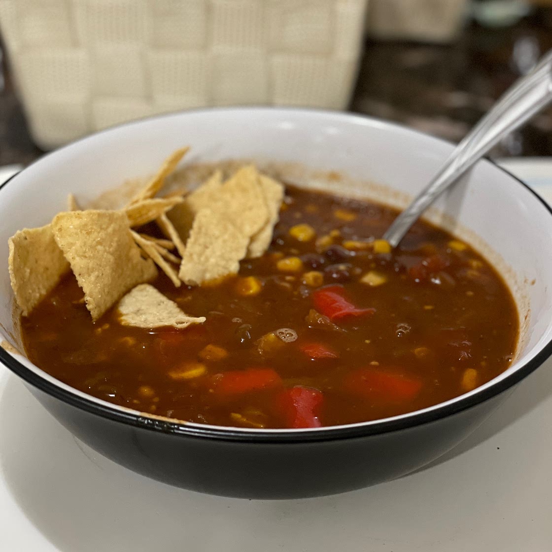 Chipotle Black Bean Tortilla Soup