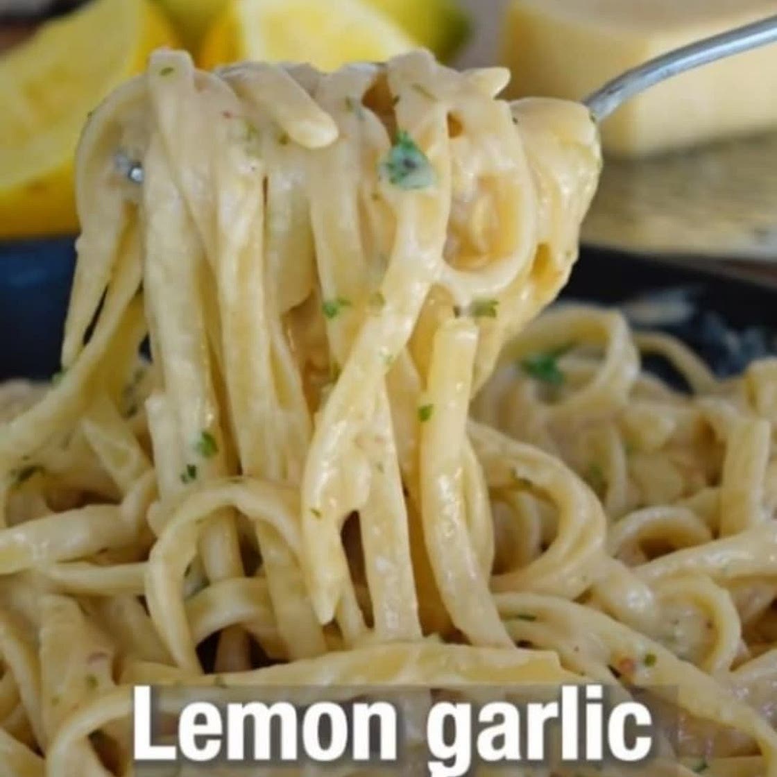 Pasta al limón y ajo