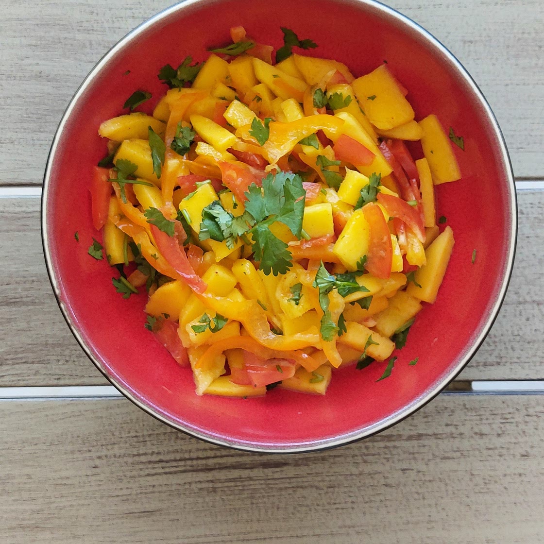 Mango Rainbow Salad