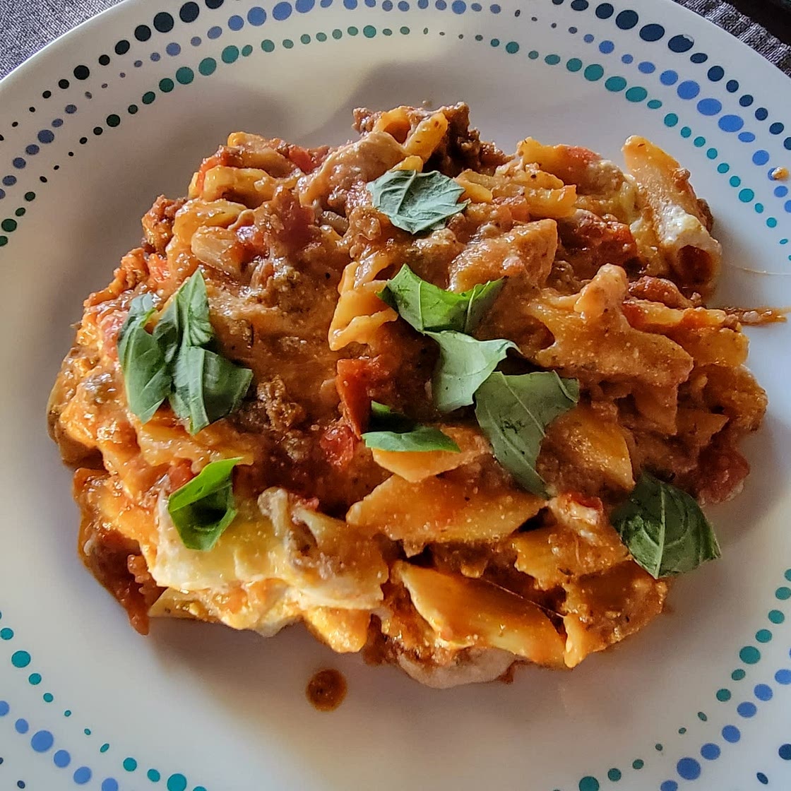 Cheesy Baked Pasta With Sausage and Ricotta