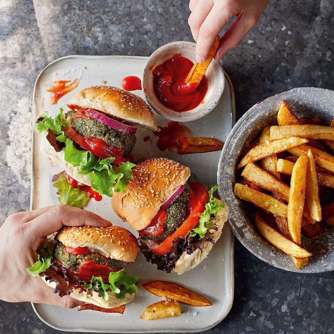 Stem and All Green Burger