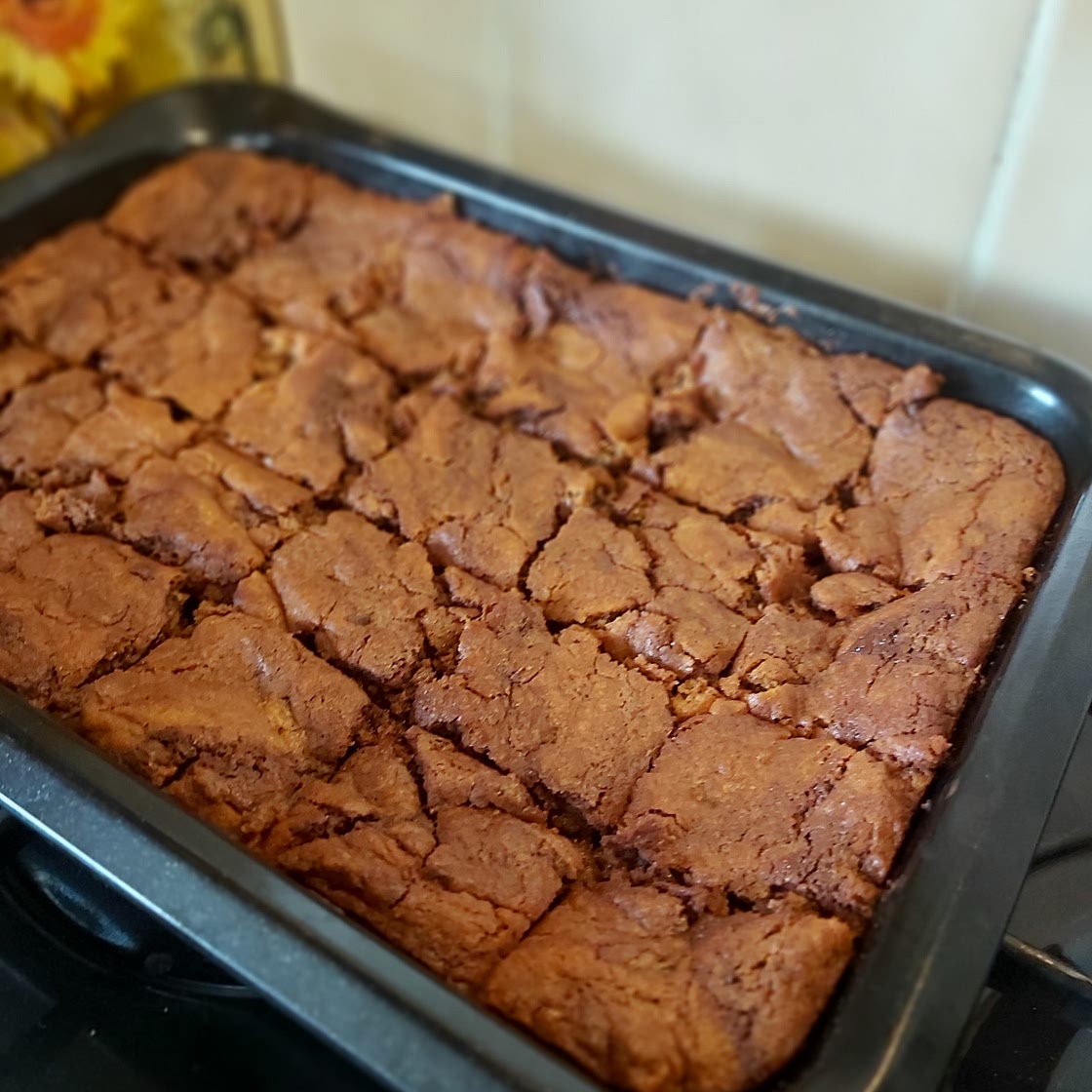 Ginger Chocolate Chip Brownies
