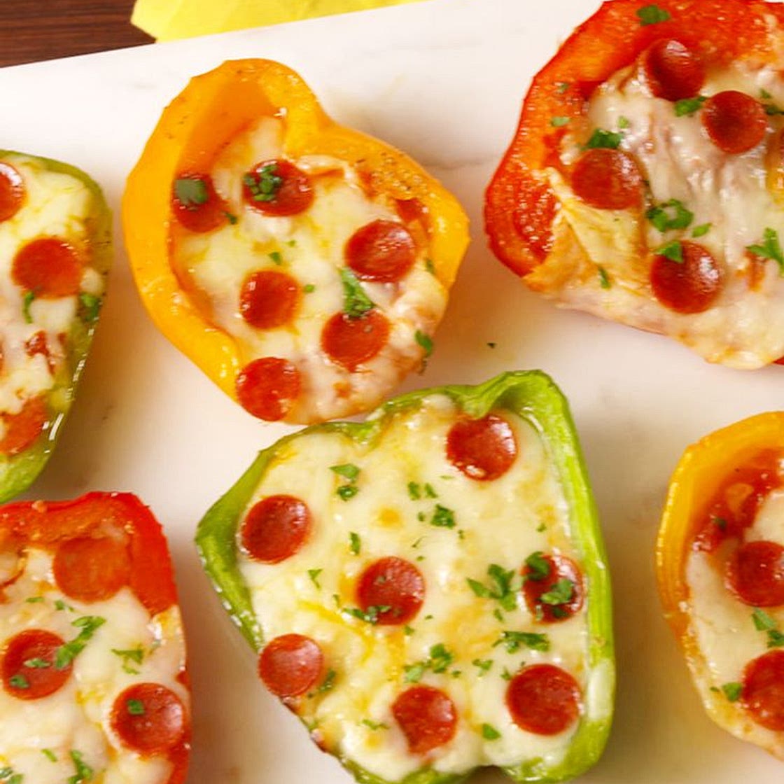 Mini Pepper Pizzas