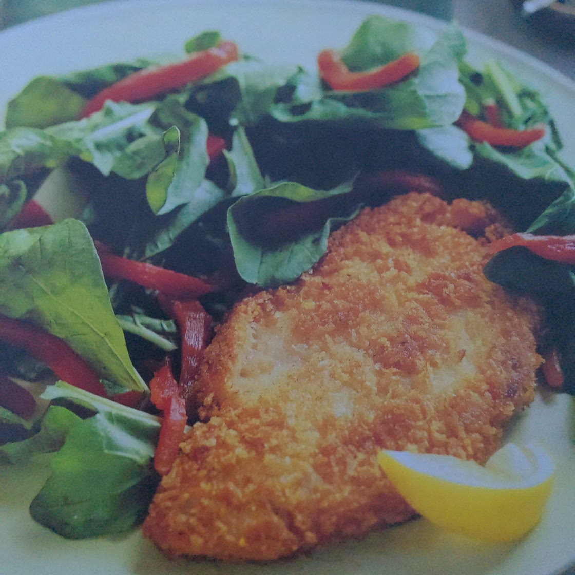 Cutlets Romano with Arugula Salad