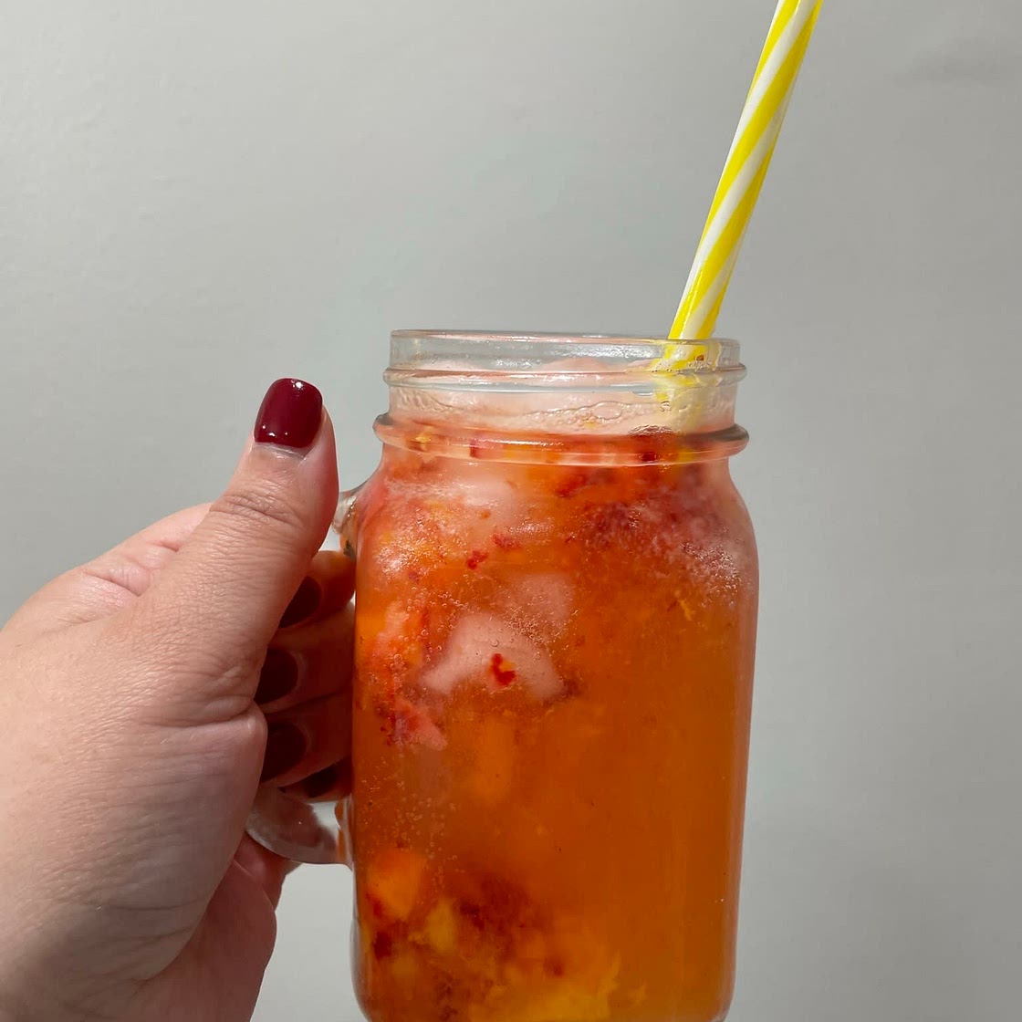 Strawberry mango mocktail