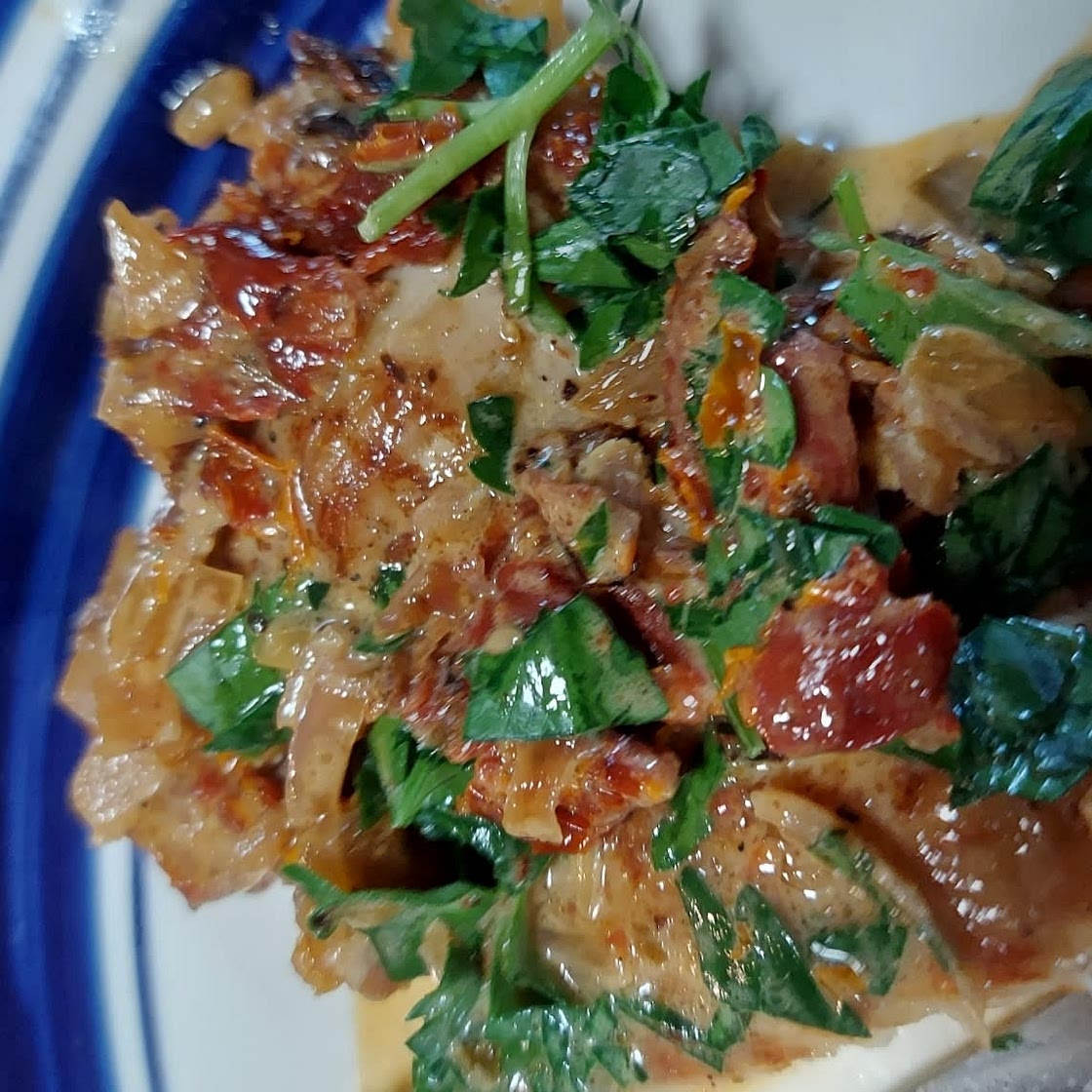 Chicken Cutlets with Sun-Dried Tomato Cream Sauce
