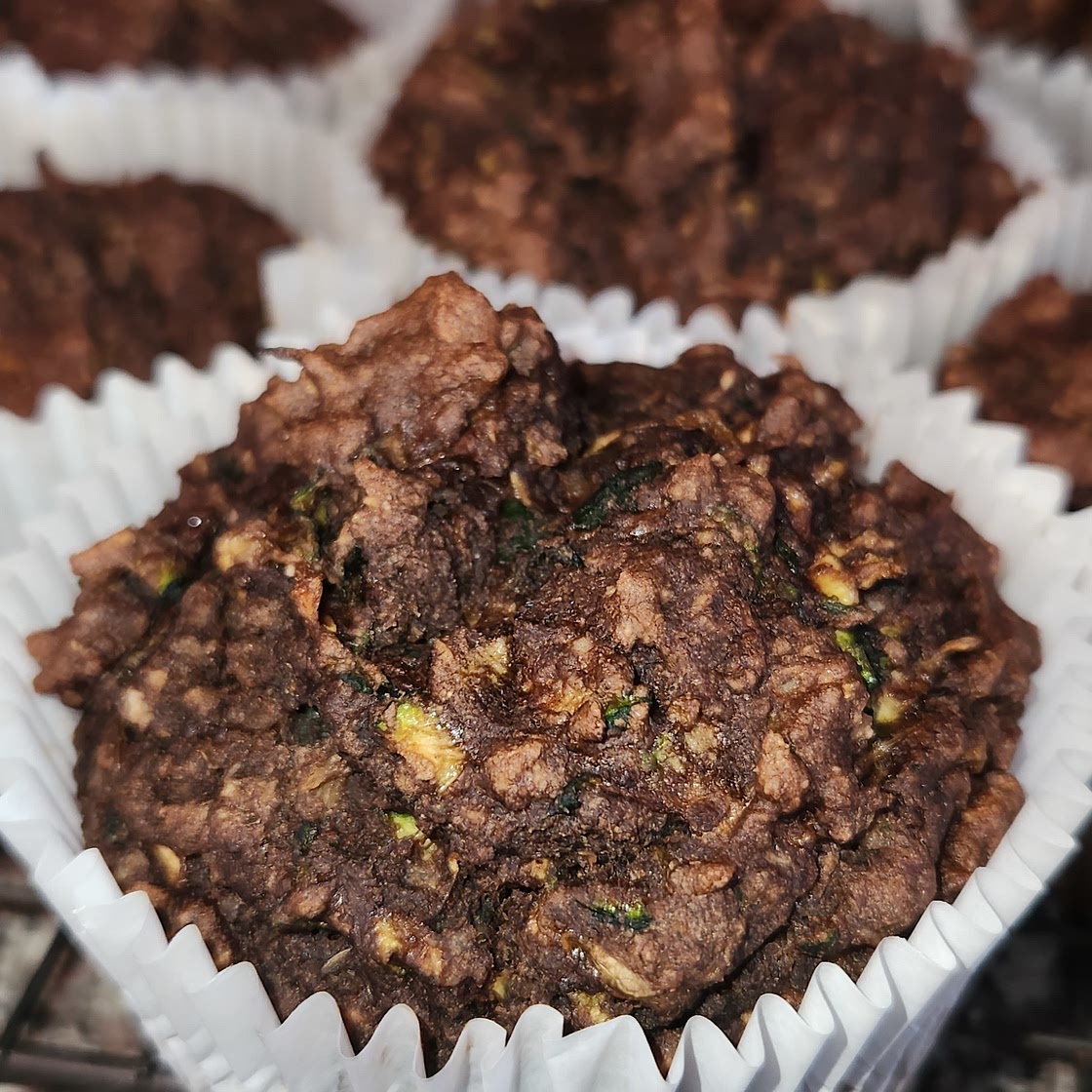 Chocolate Zucchini Muffins