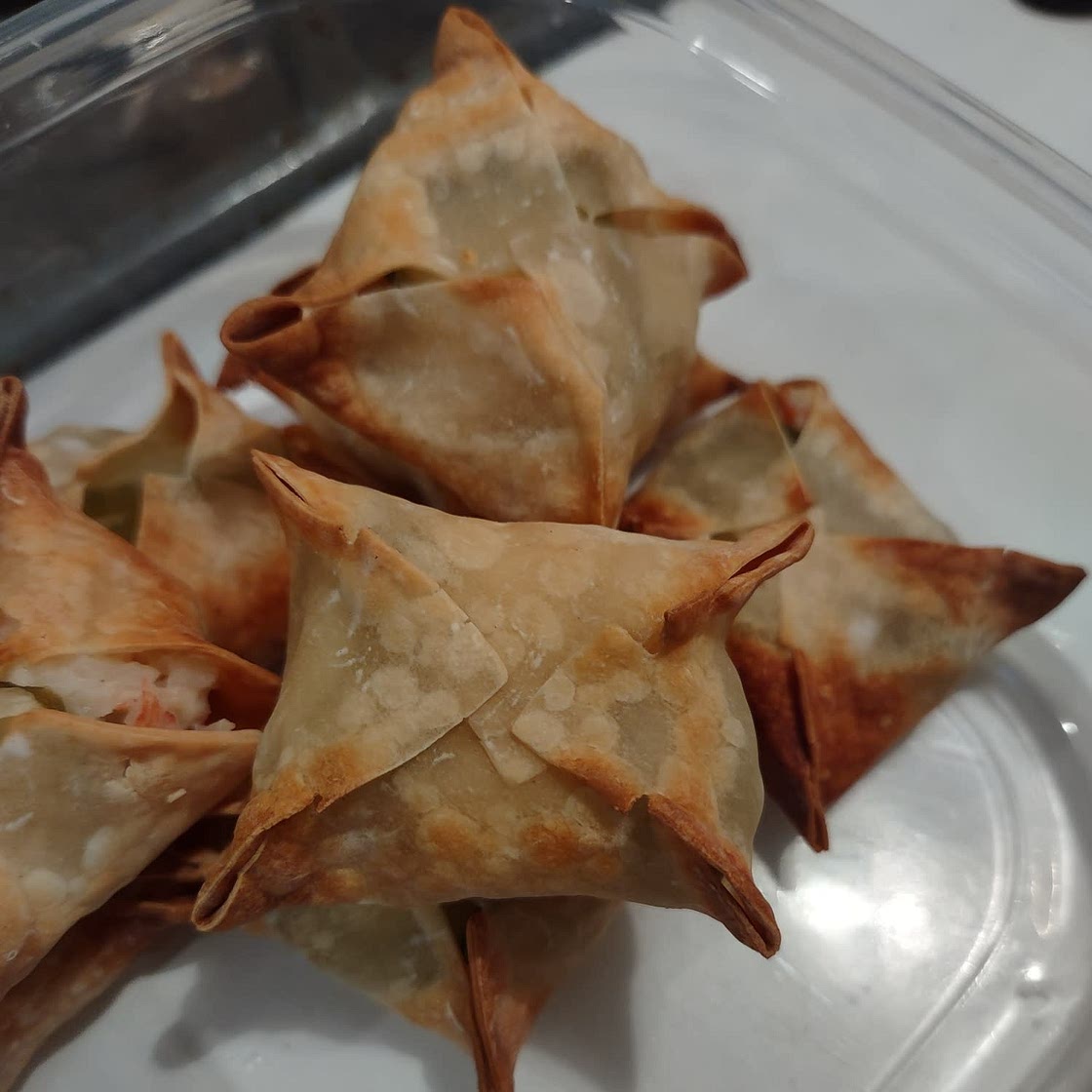 Cream Cheese & Dill Pickle Rangoon's