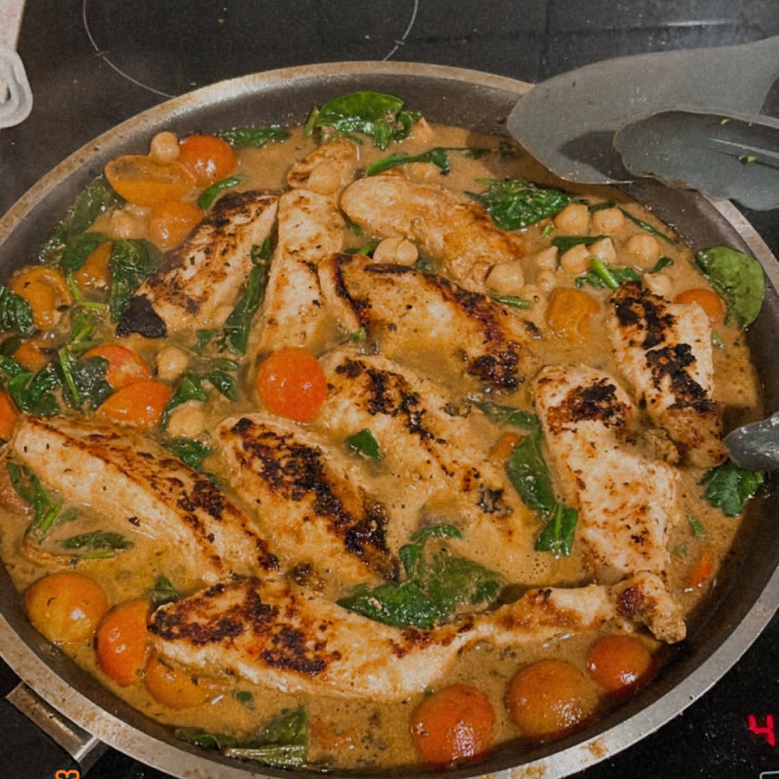 ๐ฉ๐ปโ๐ณ Coconut Chickpea Chicken