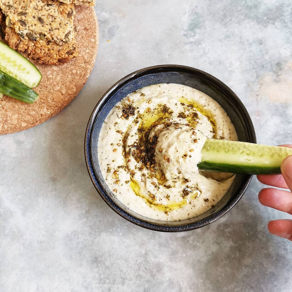 Za’atar and Cannellini Bean Dip — Claudia Criswell | Nutrition