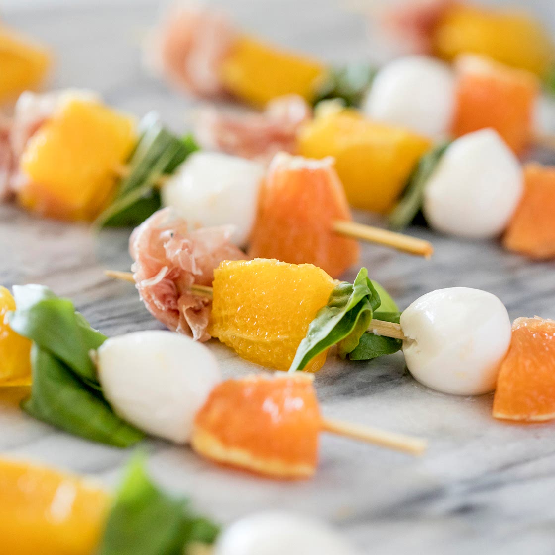 Citrus Caprese Skewers - Summer Citrus