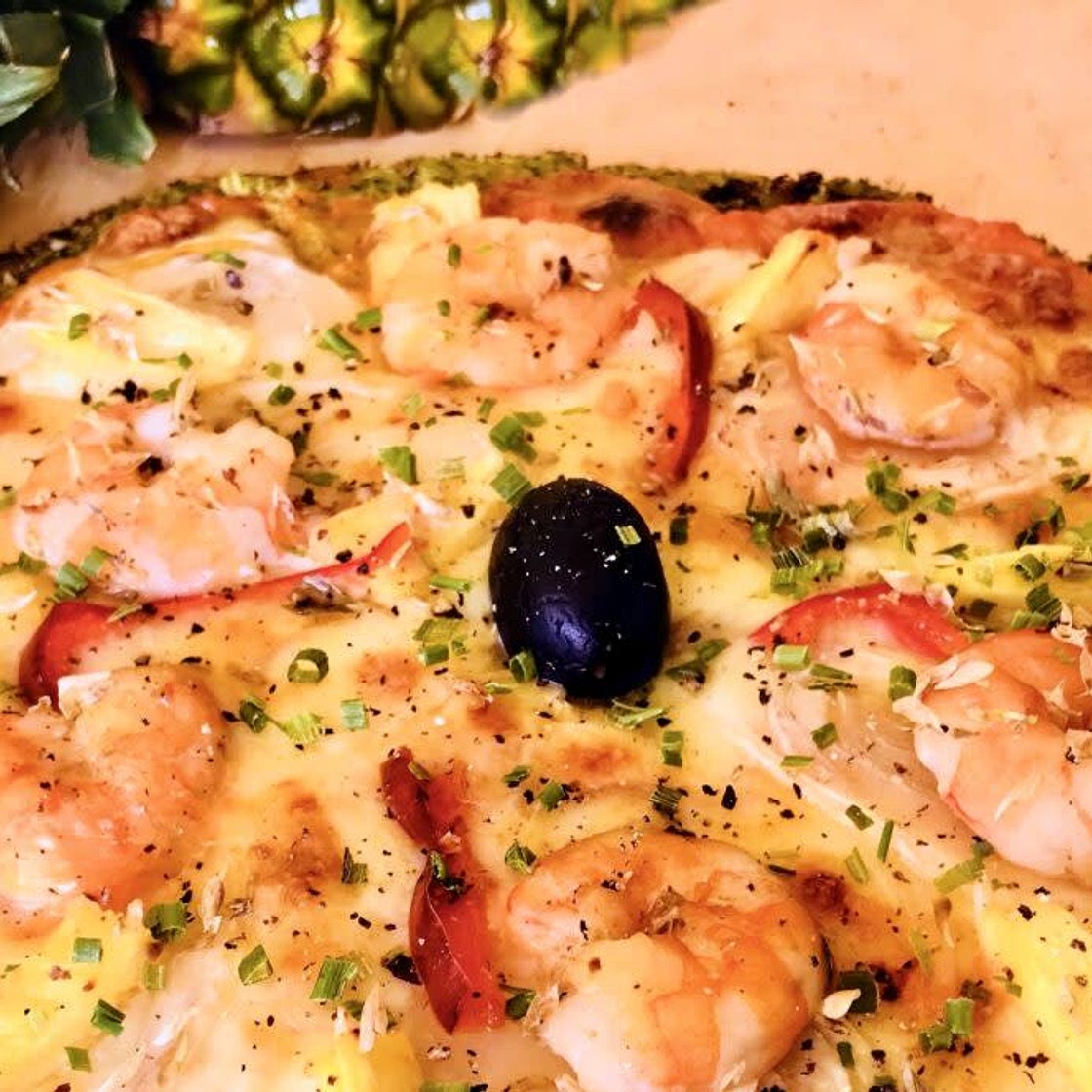 Base de Pizza com Brócolos