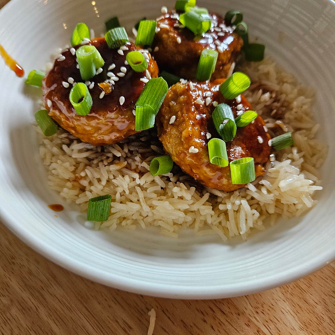 Low Sodium Asian Glazed Meatballs